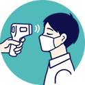 乗務員の乗務前検温