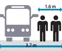 マイクロバスが通れる道路幅