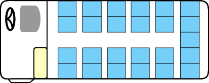 小型バスの座席表