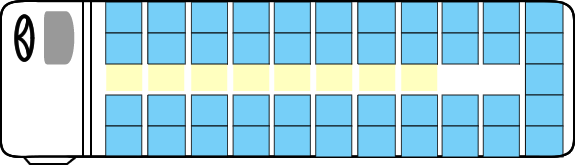大型バスの座席表